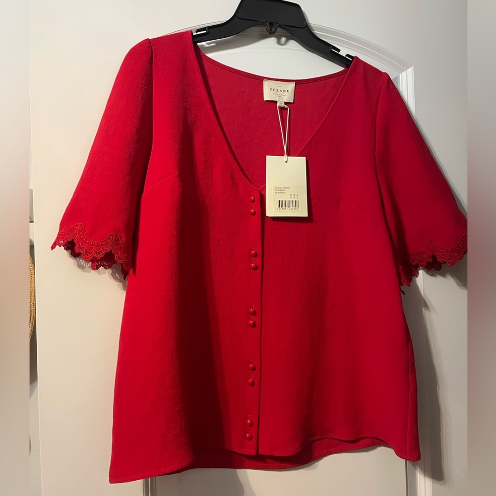 NWT Sezane blouse Aretha